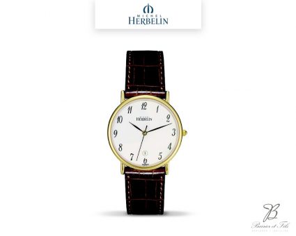 barrier-et-fils-paris-16ieme-joaillier-horloger-reparation-bijoux-Le-Shop-homme-Montre-Michel-Herbelin-collection-Classiques-12443-P01